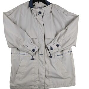 Jack Set women size M beige neutral‎ lightweight jacket coat outerwear